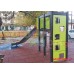 Σύνθετο όργανο με τριγωνικό πύργο, τσουλήθρα και μικτές αναρριχήσεις